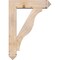 Ekena Millwork Funston Arts and Crafts Smooth Bracket w/ Offset Brace, Douglas Fir, 7 1/2"W x 30"D x 42"H BKT0806X30X42FST03SDF - alternate 3